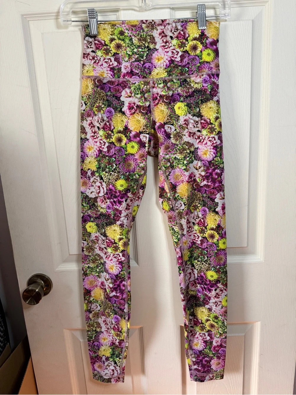 Lululemon Wunder Under Inflorescent Floral Print Leggings Woman’s Size 6